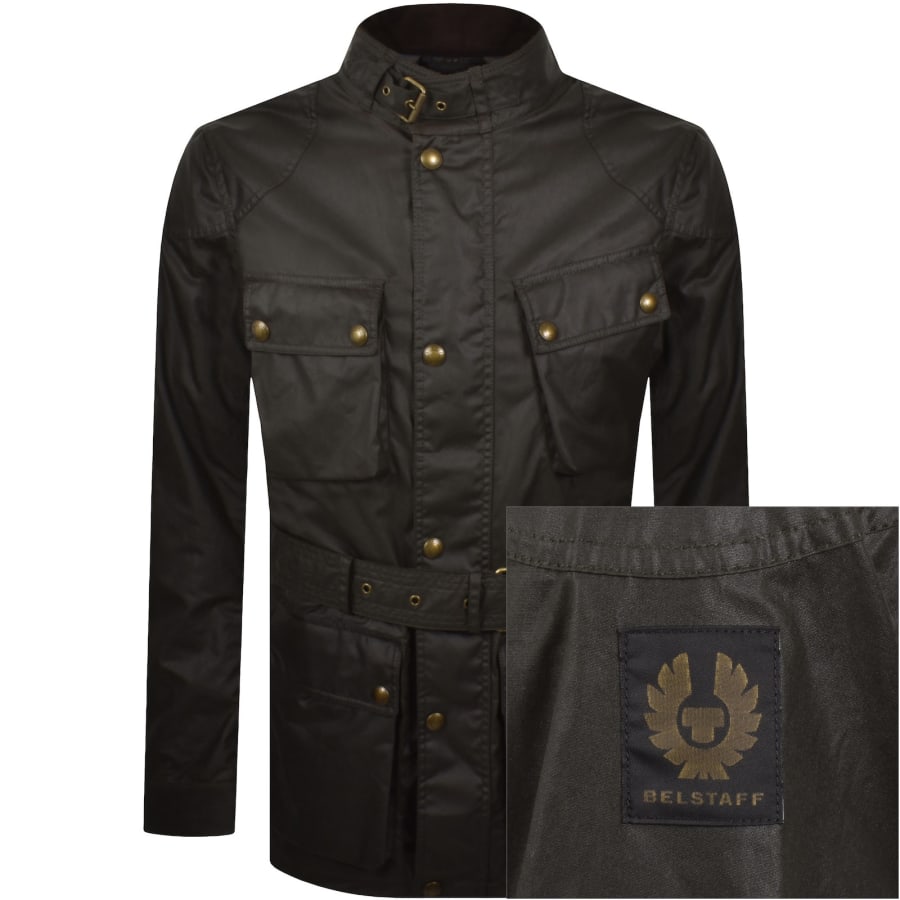 Belstaff Trialmaster Jacket Green | Mainline Menswear us